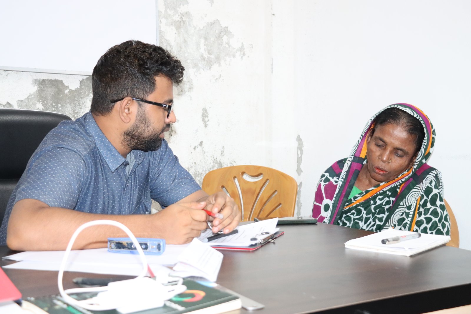 Discussion with healers